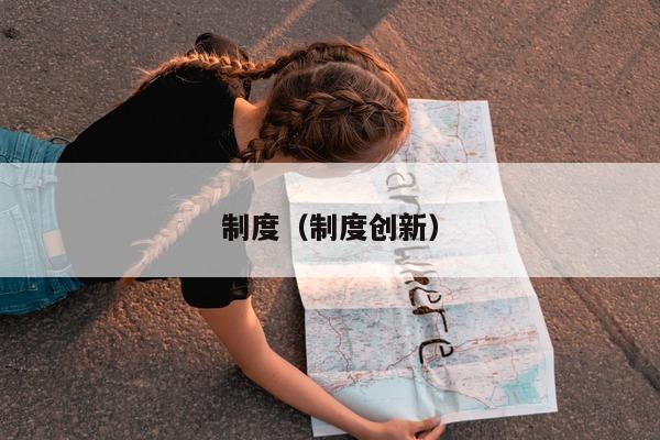 制度（制度创新）